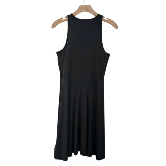 Athleta Santorini Thera Dress Womens Small Black Lightweight Athleisure Travel - Picture 5 of 11